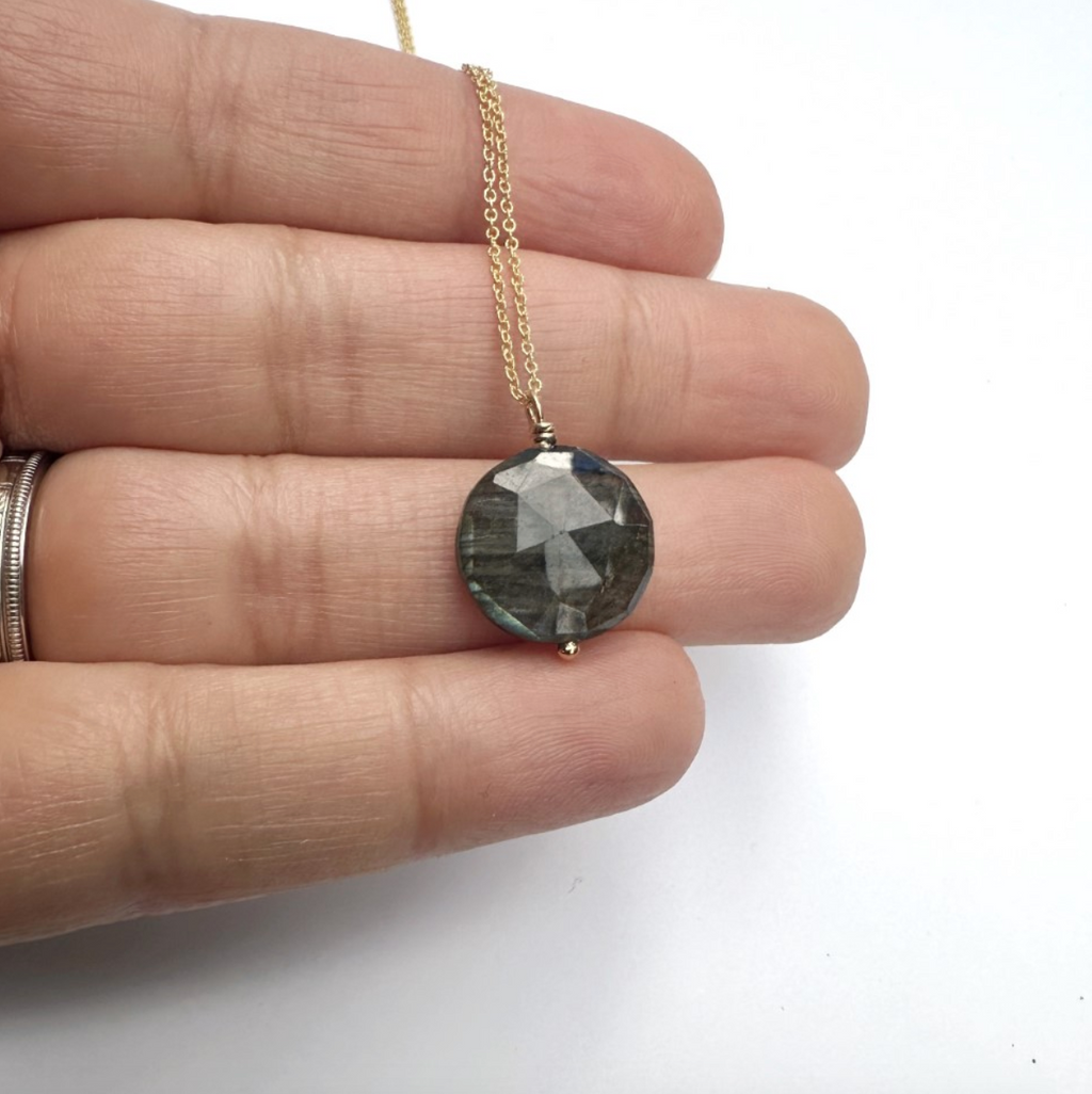 Labradorite Simple Necklace