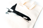 Chainsaw the Orca Printed Cotton Tote Bag