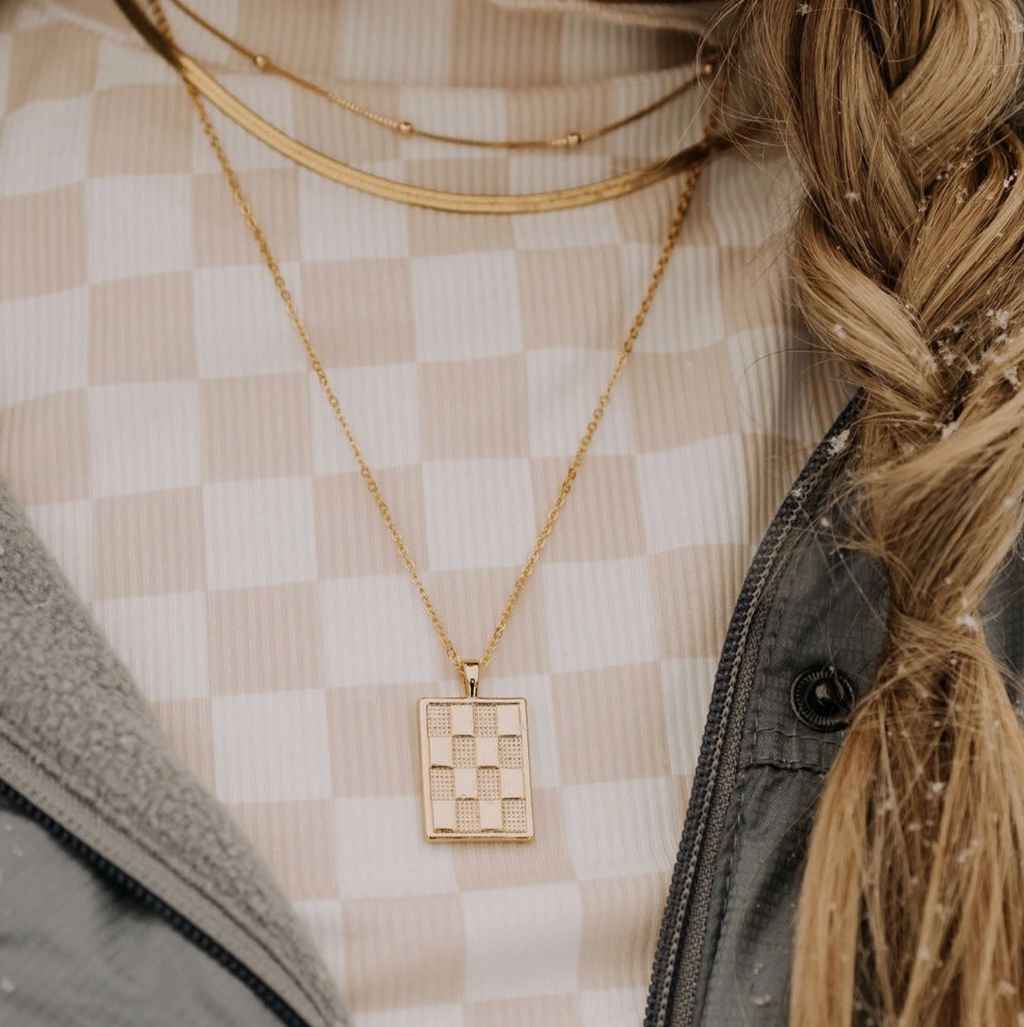 Checkered Necklace