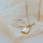 Newport Lock Pendant Necklace