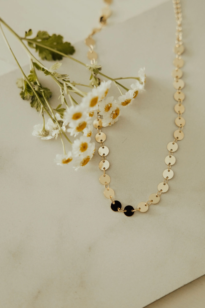 Chloe Gold Filled Coin Necklace