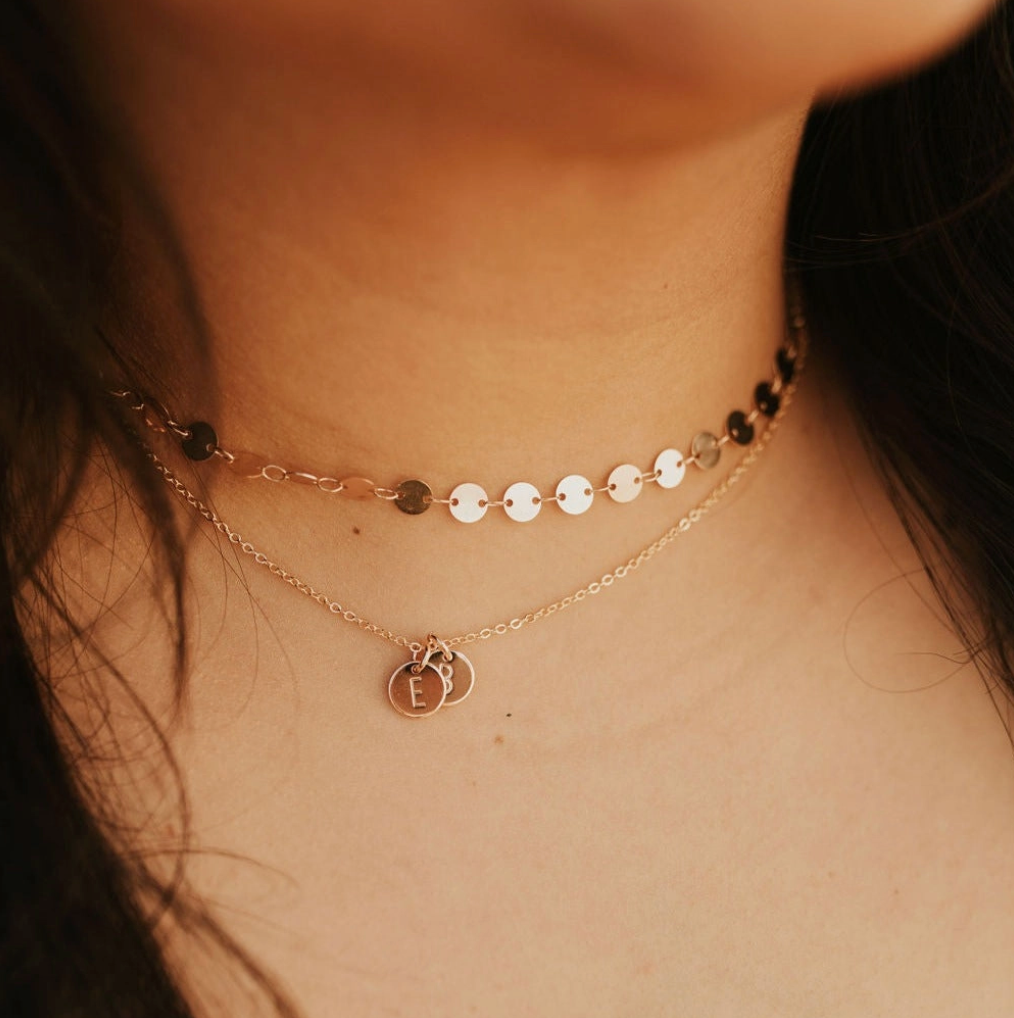 Chloe Gold Filled Coin Necklace