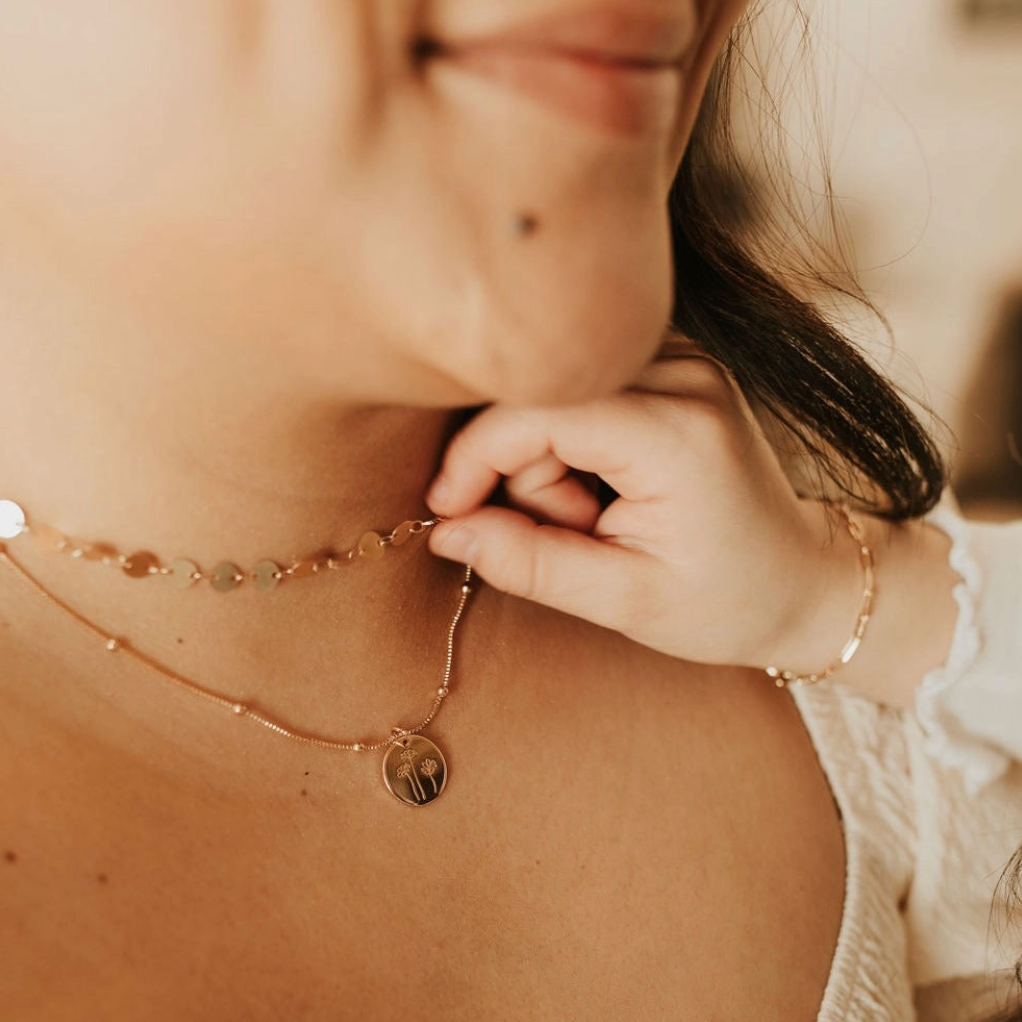 Chloe Gold Filled Coin Necklace