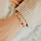 Chloe Gold Filled Coin Bracelet