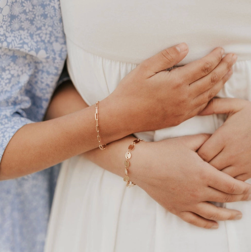 Chloe Gold Filled Coin Bracelet
