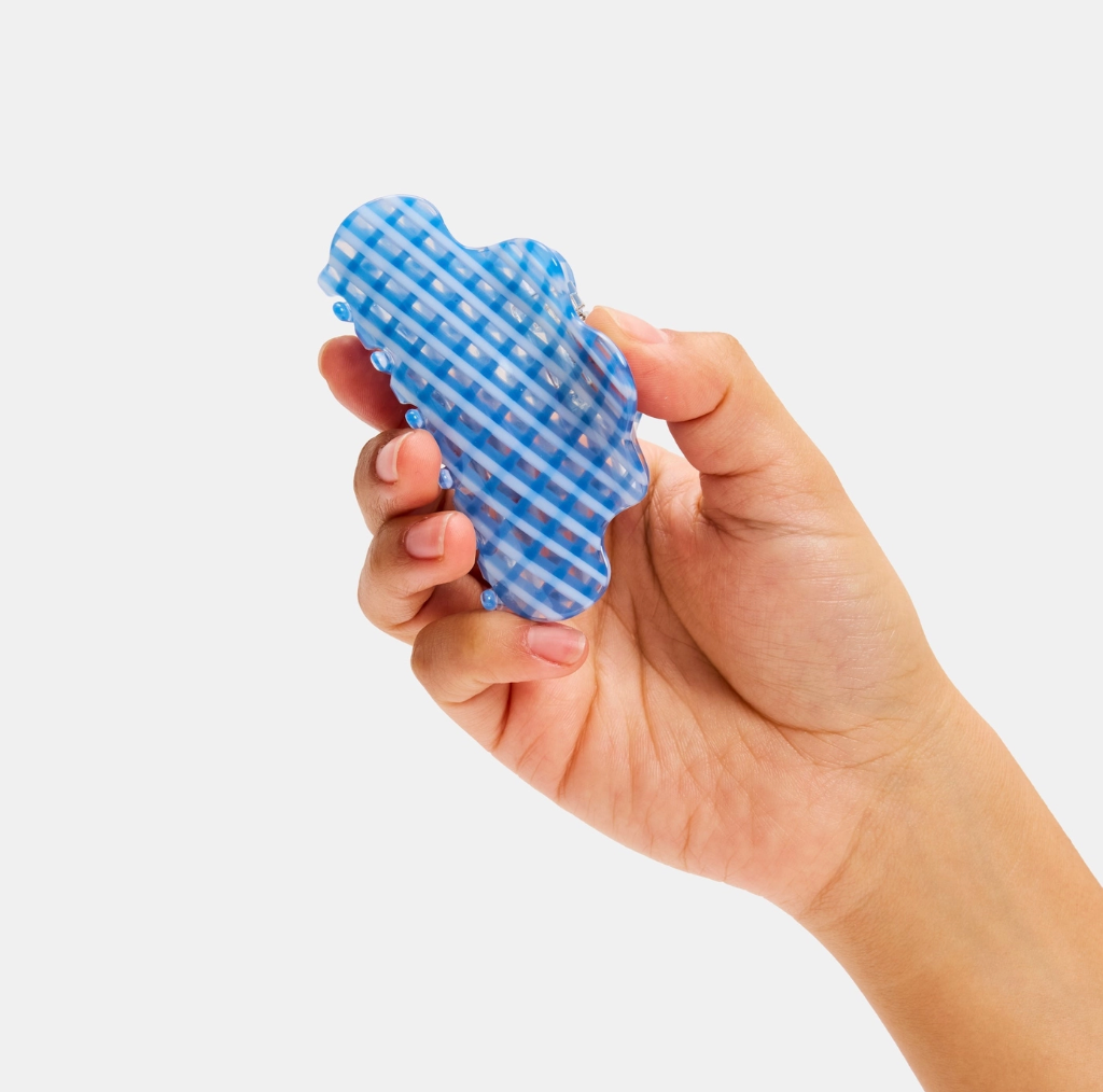 Baby Nimbus Claw in Blue Lattice