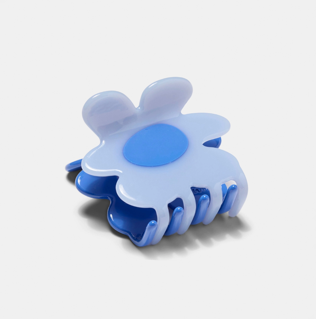 Flower Claw in Periwinkle + Blue