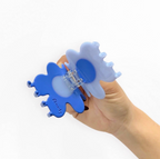 Flower Claw in Periwinkle + Blue