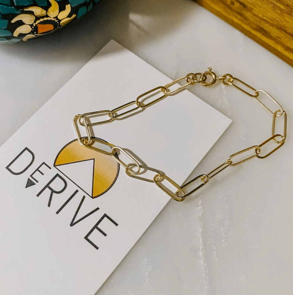 Paperclip Chain Link Bracelet