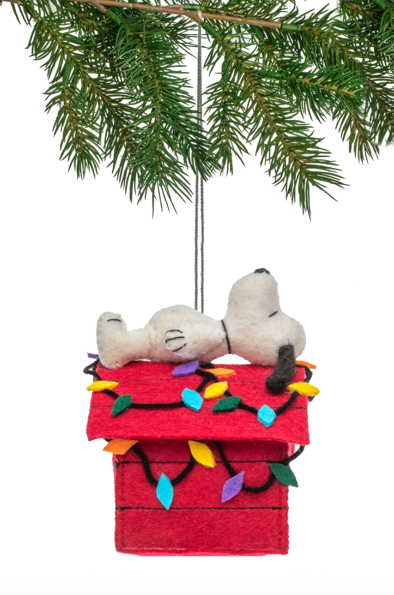 Christmas Snoopy Ornament