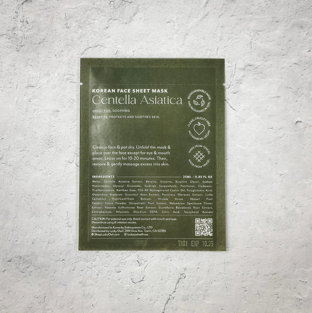 Take A Deep Breath Korean Sheet Mask