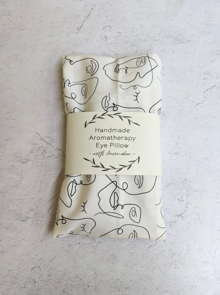 Weighted Aromatherapy Eye Pillow, Picasso Faces