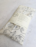 Weighted Aromatherapy Eye Pillow, Picasso Faces