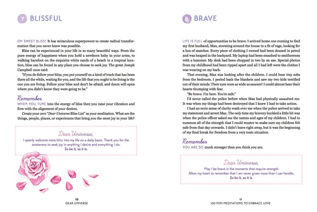 Dear Universe: 200 Mini-Meditations for Instant Manifestations