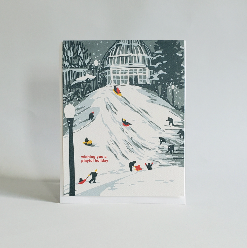 Wising You A Playful Holiday Greeting Card