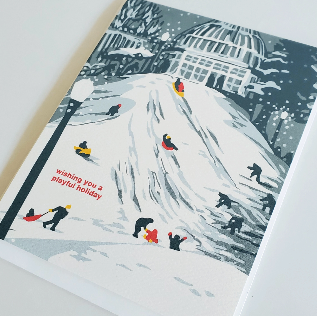Wising You A Playful Holiday Greeting Card