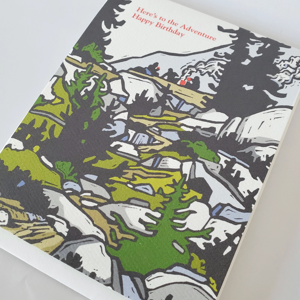 Here's to Adventure Birthday Greeting Card