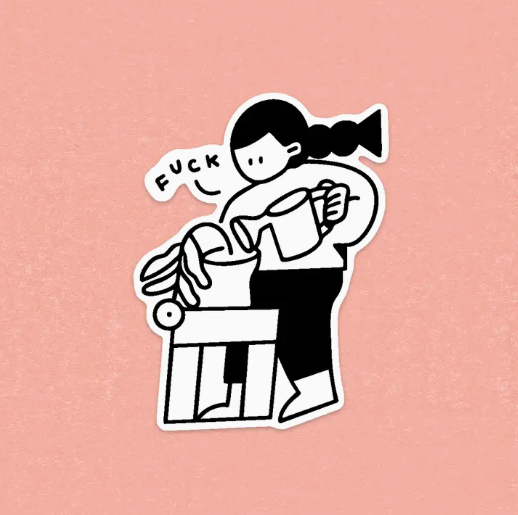 Fuck, I Killed My Plant Sticker