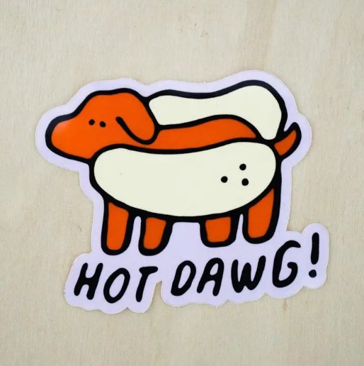 Hot Dawg! Sticker