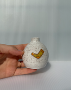 Small Sock Vase, White
