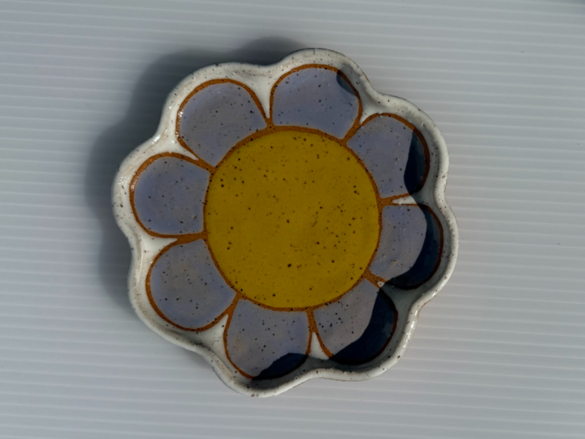 Flower Plate, Purple