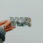 WA Skyline Vinyl Sticker