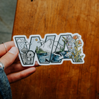 WA Skyline Vinyl Sticker
