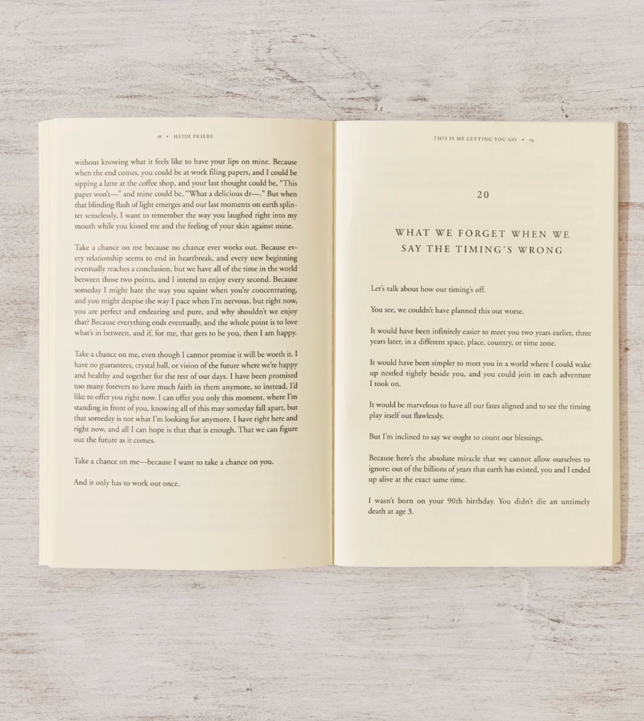 This Is Me Letting You Go