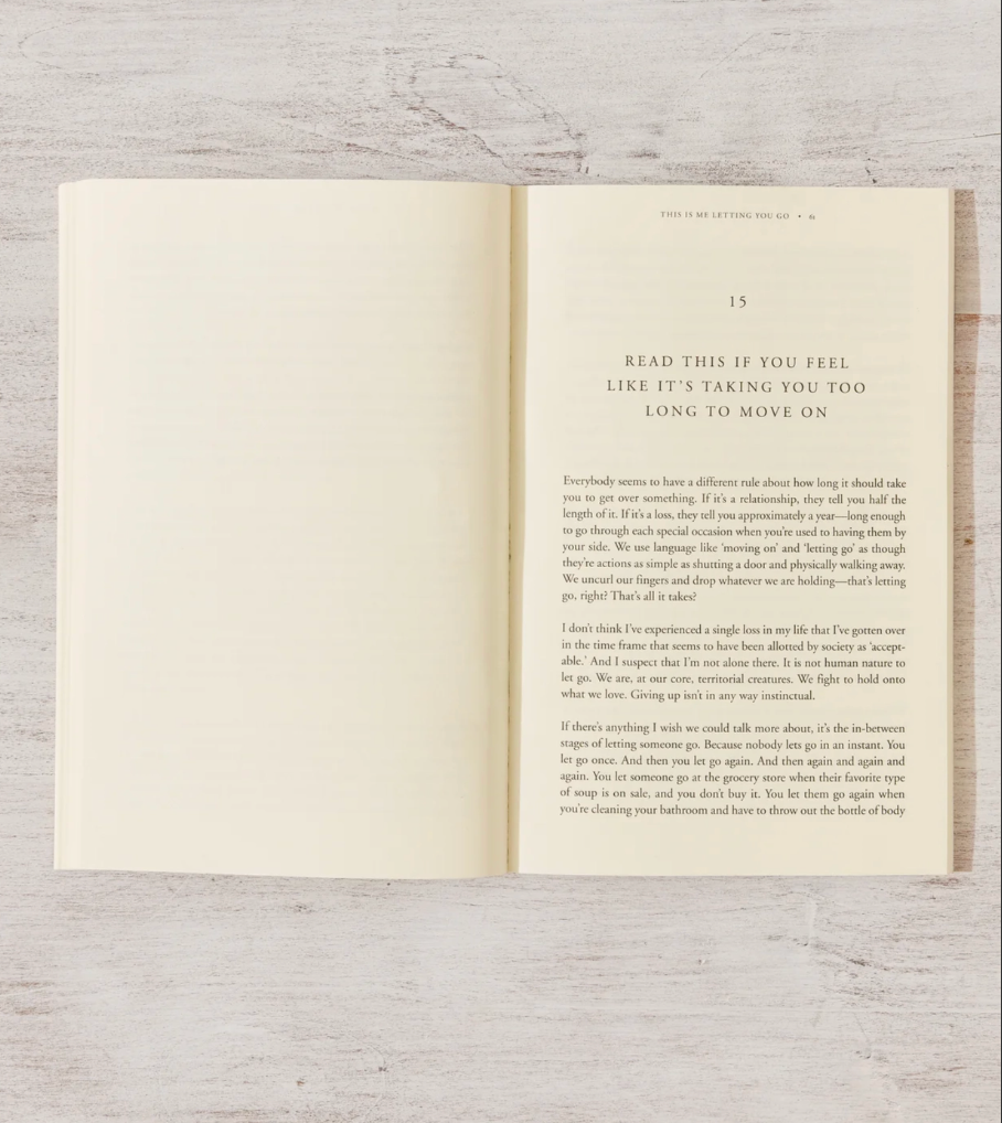 This Is Me Letting You Go