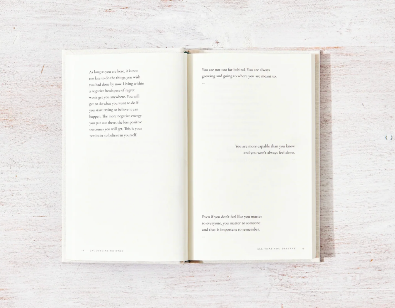 All That You Deserve