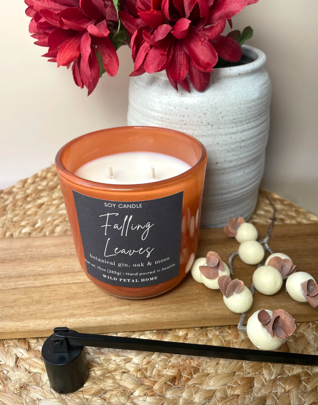 Falling Leaves Candle