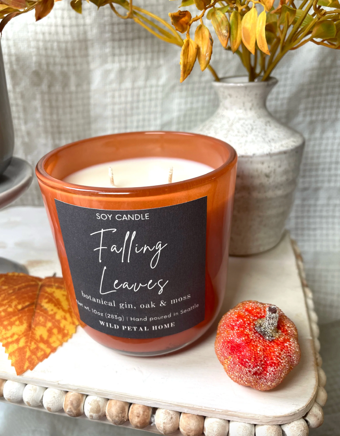 Falling Leaves Candle