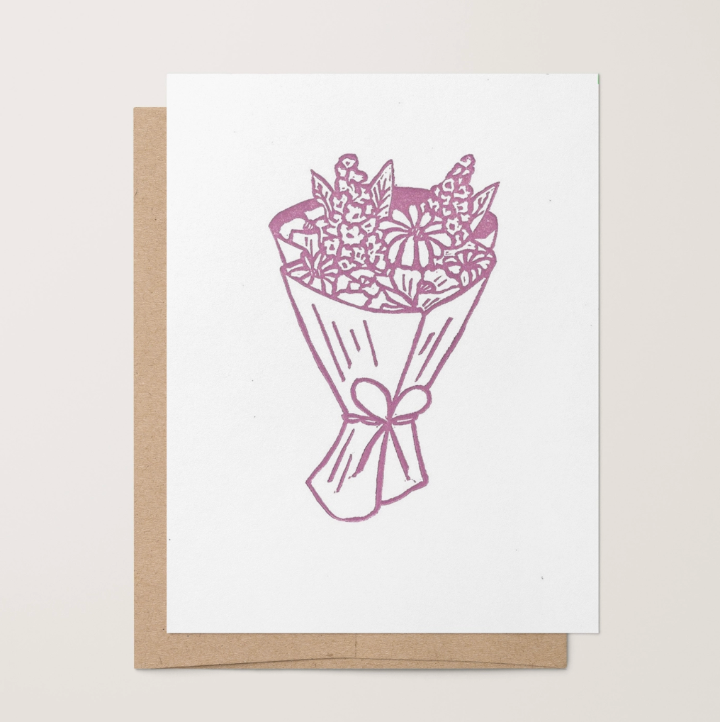 Floral Bouquet Greeting Card
