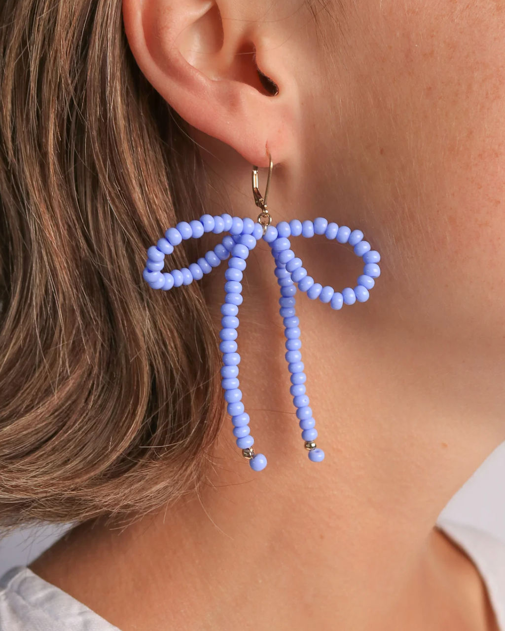 Mini Bow Earrings - December Spring