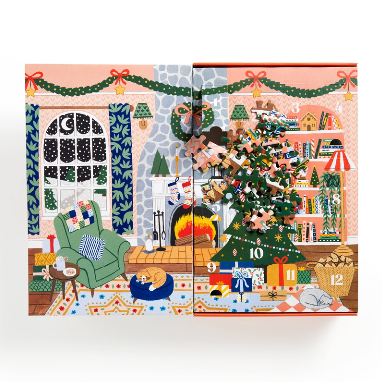 Home For the Holidays 500 Piece Advent Puzzle Calendar