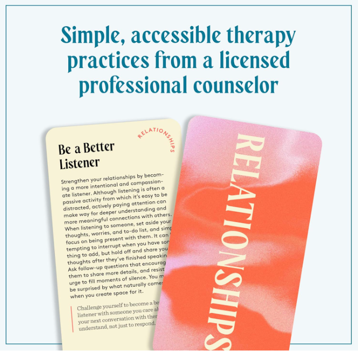 Pocket Therapy: 70 Cards to Find Balance, Set Boundaries, and Feel Your Best