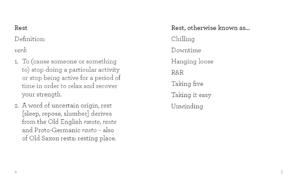 The Little Book of Rest: Take. It. Easy