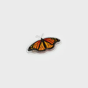 Barrette in Monarch Butterfly