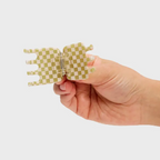 Midi Ursa Claw in Olive Check