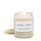 Juniper + Cedar Modern Soy Candle