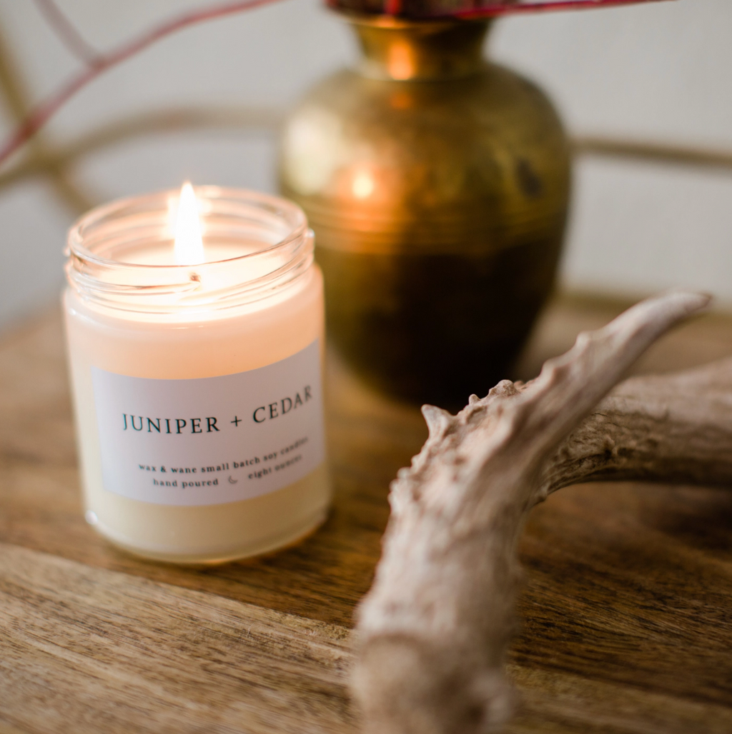 Juniper + Cedar Modern Soy Candle