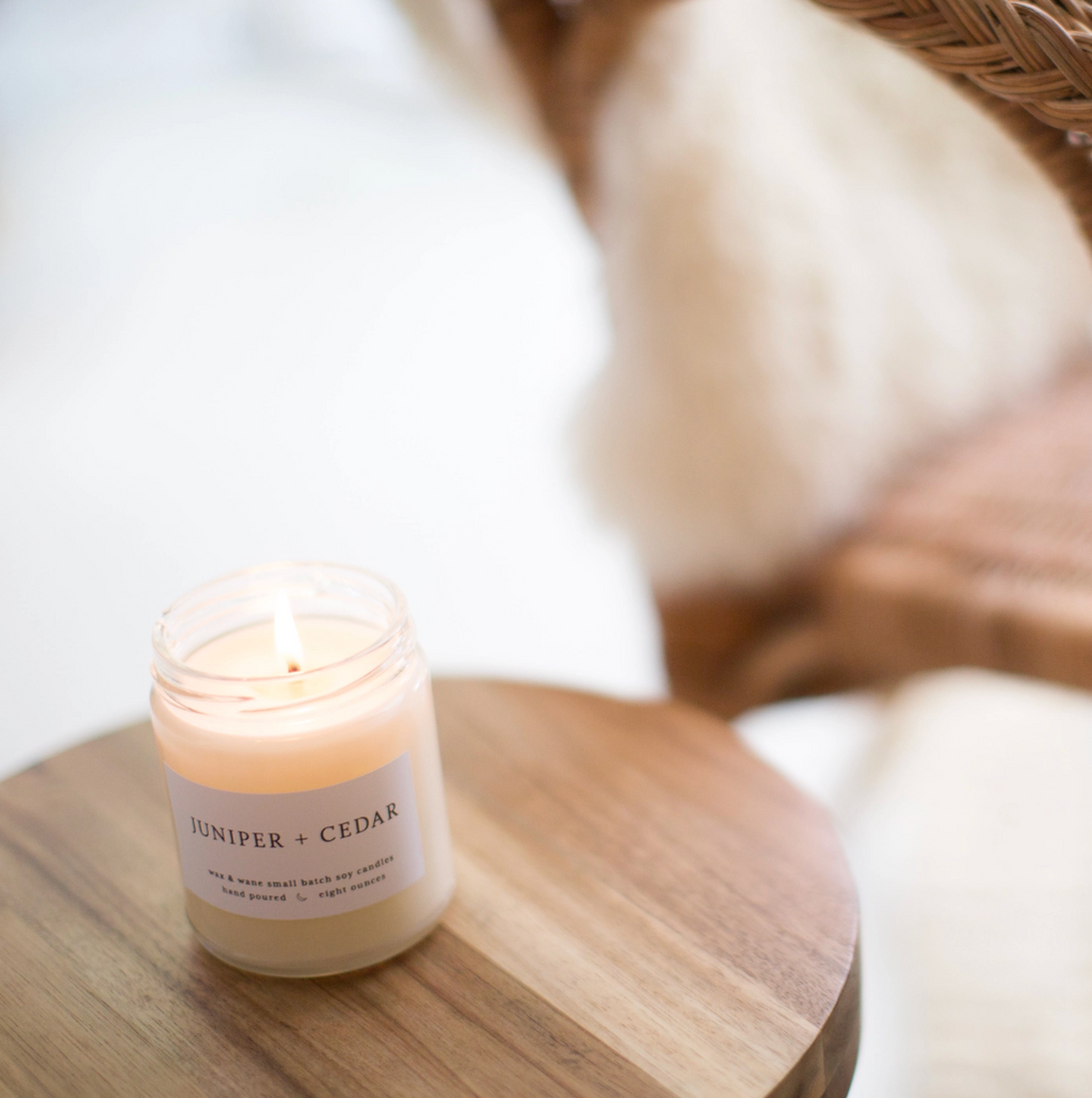 Juniper + Cedar Modern Soy Candle