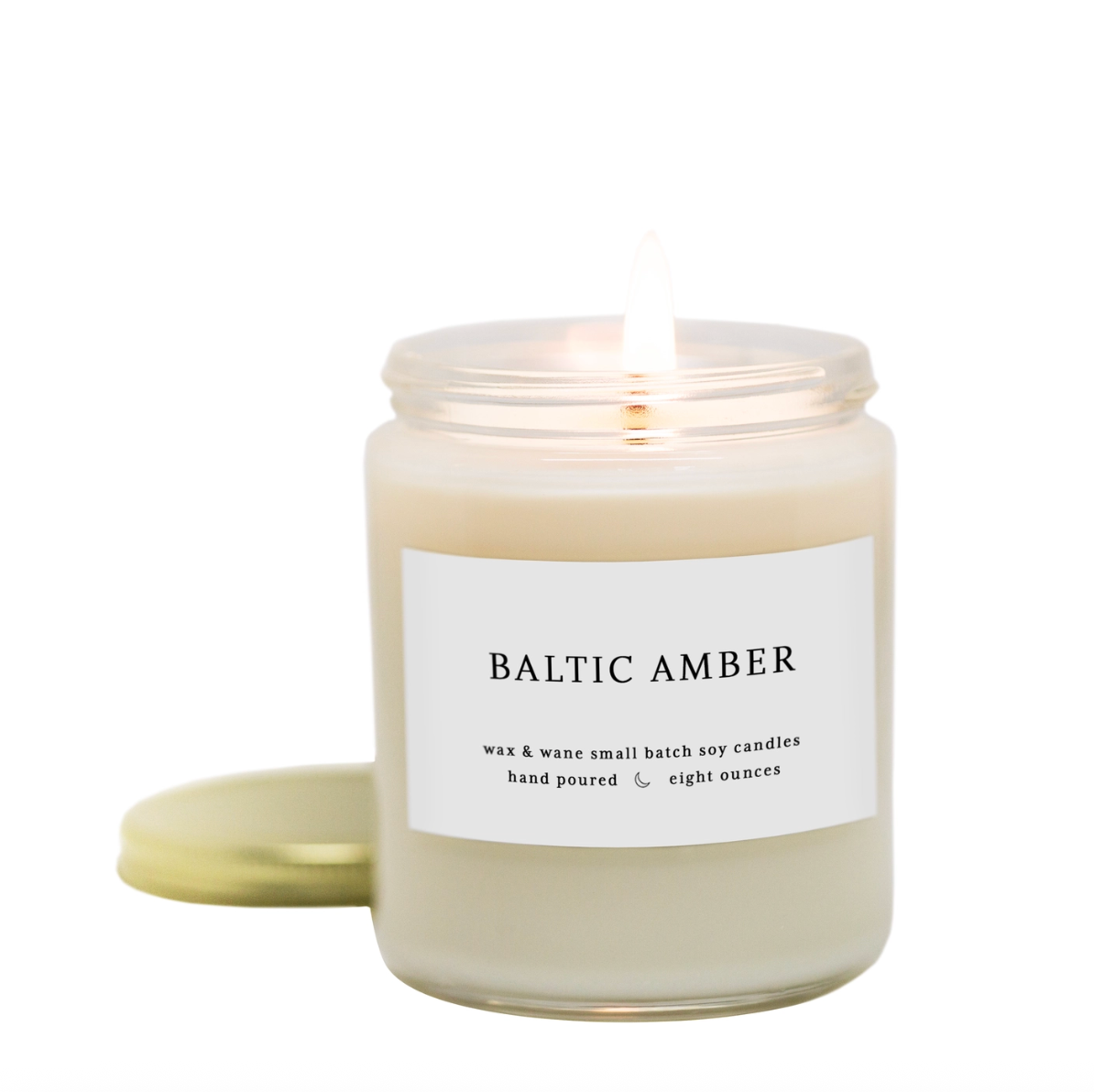 Baltic Amber Modern Soy Candle