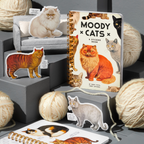 Brass Monkey Moody Cats Sticker Book