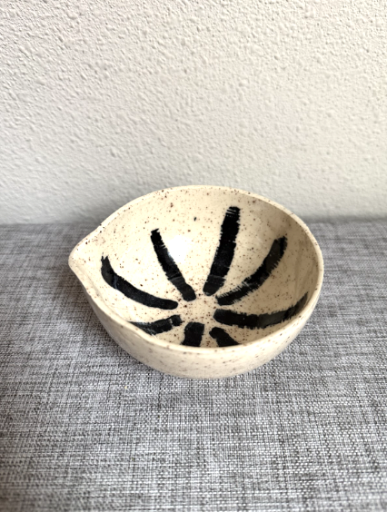 Small Stripe Matcha Bowl