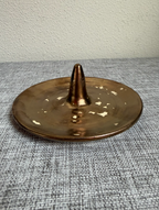 Metallic Gold Ring Dish