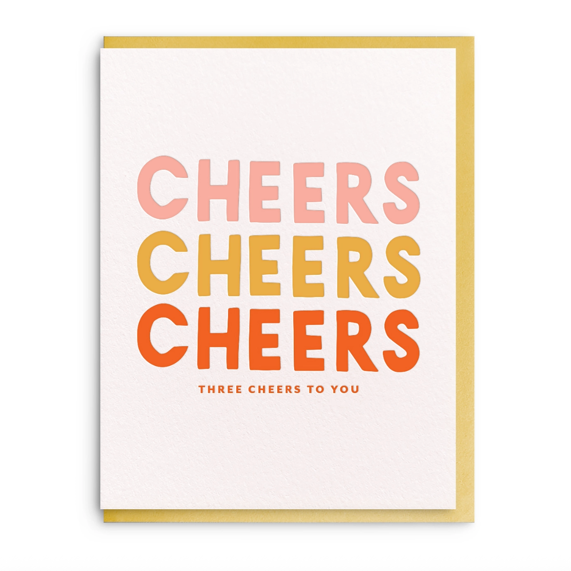Three Cheers Greeting Card