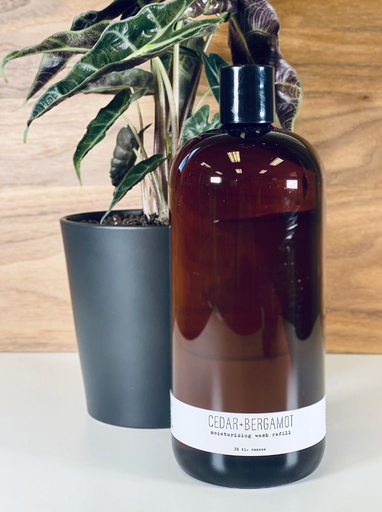 Cedar + Bergamot Hand Wash Refill