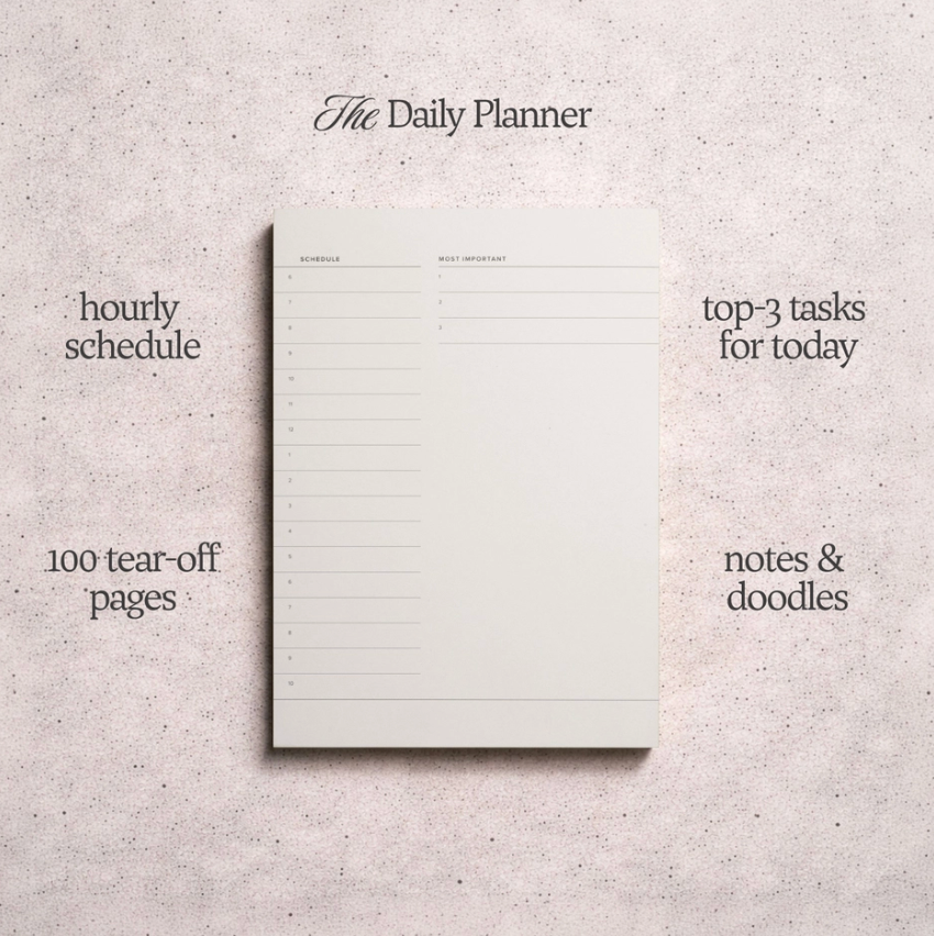 Daily Planner Pad