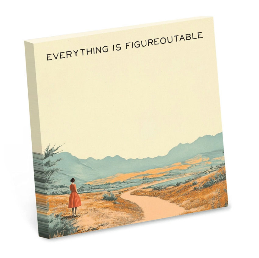 Everything Is Figureoutable Sticky Note – Station 7